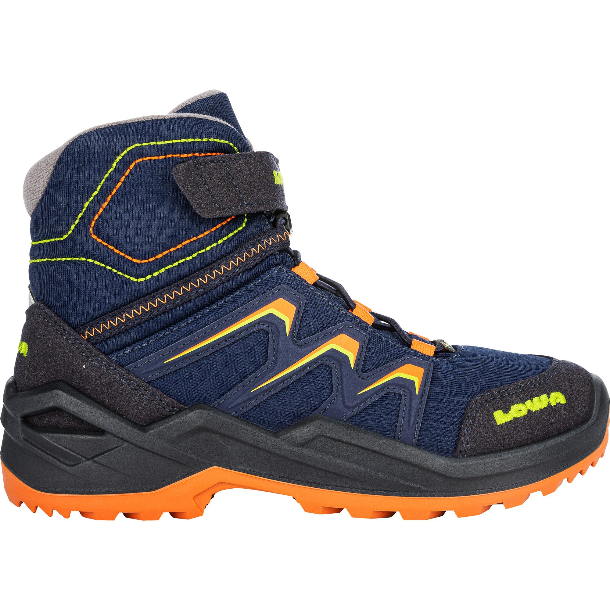 LOWA Maddox Warm GORE-TEX® Mid Winterstiefel Kinder navy