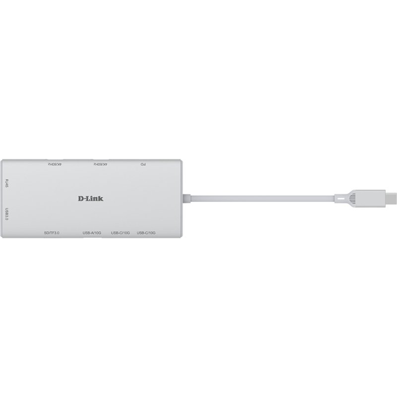 D-Link DUP-A01 hub & concentrateur USB 3.2 Gen 1 (3.1 Gen 1) Type-C 10000 Mbit/s Blanc