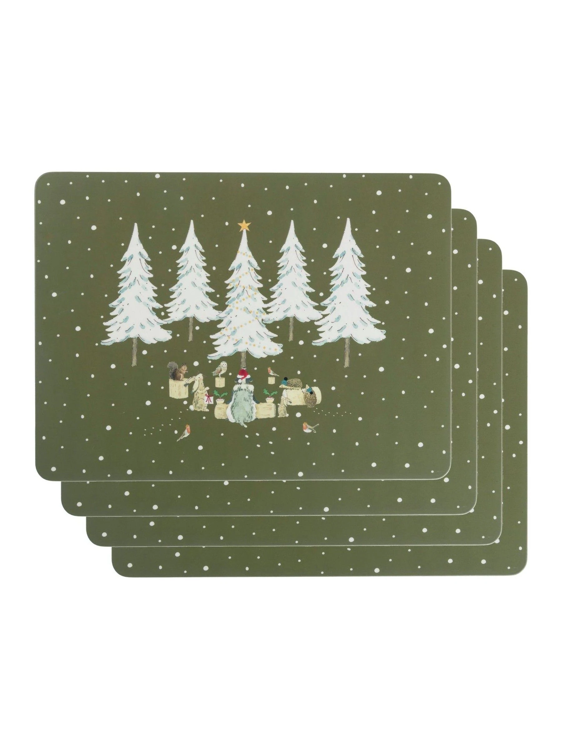 Sophie Allport Festive Forest Placemats Set of 4