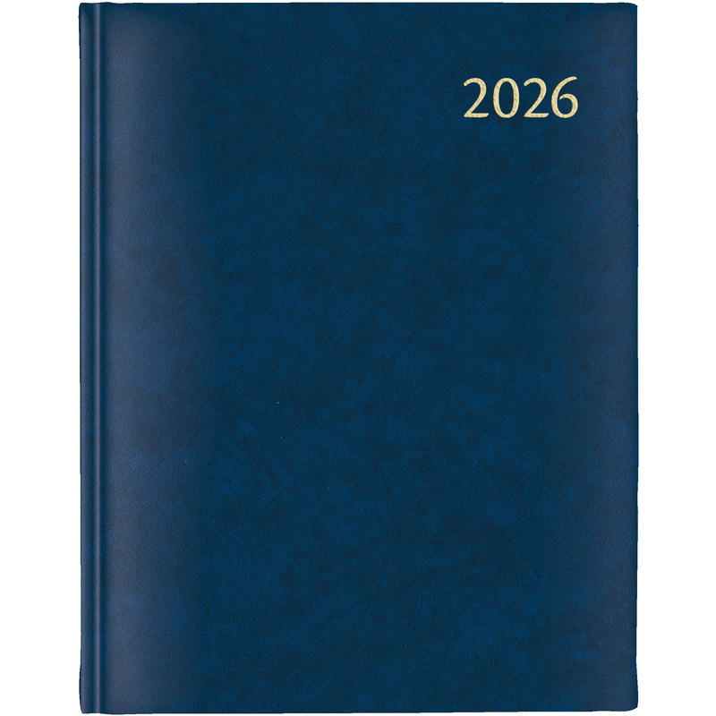 Aurora Agenda 2026 Largo de luxe, 1 Tag / Seite, blau