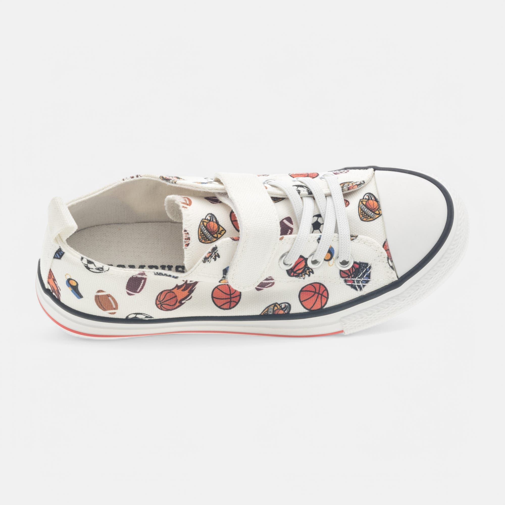 Baskets en toile Garçon blanc