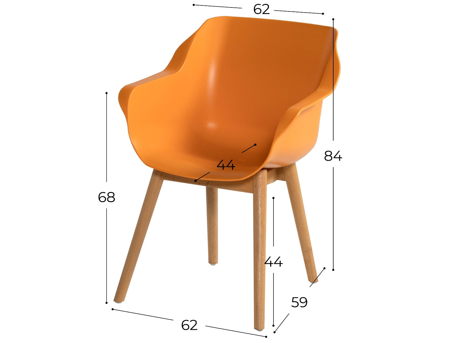 Hartman Sophie Teak Armchair - 2 stuks