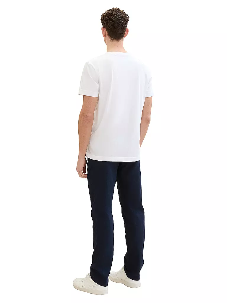 TOM TAILOR Leinenchino blau