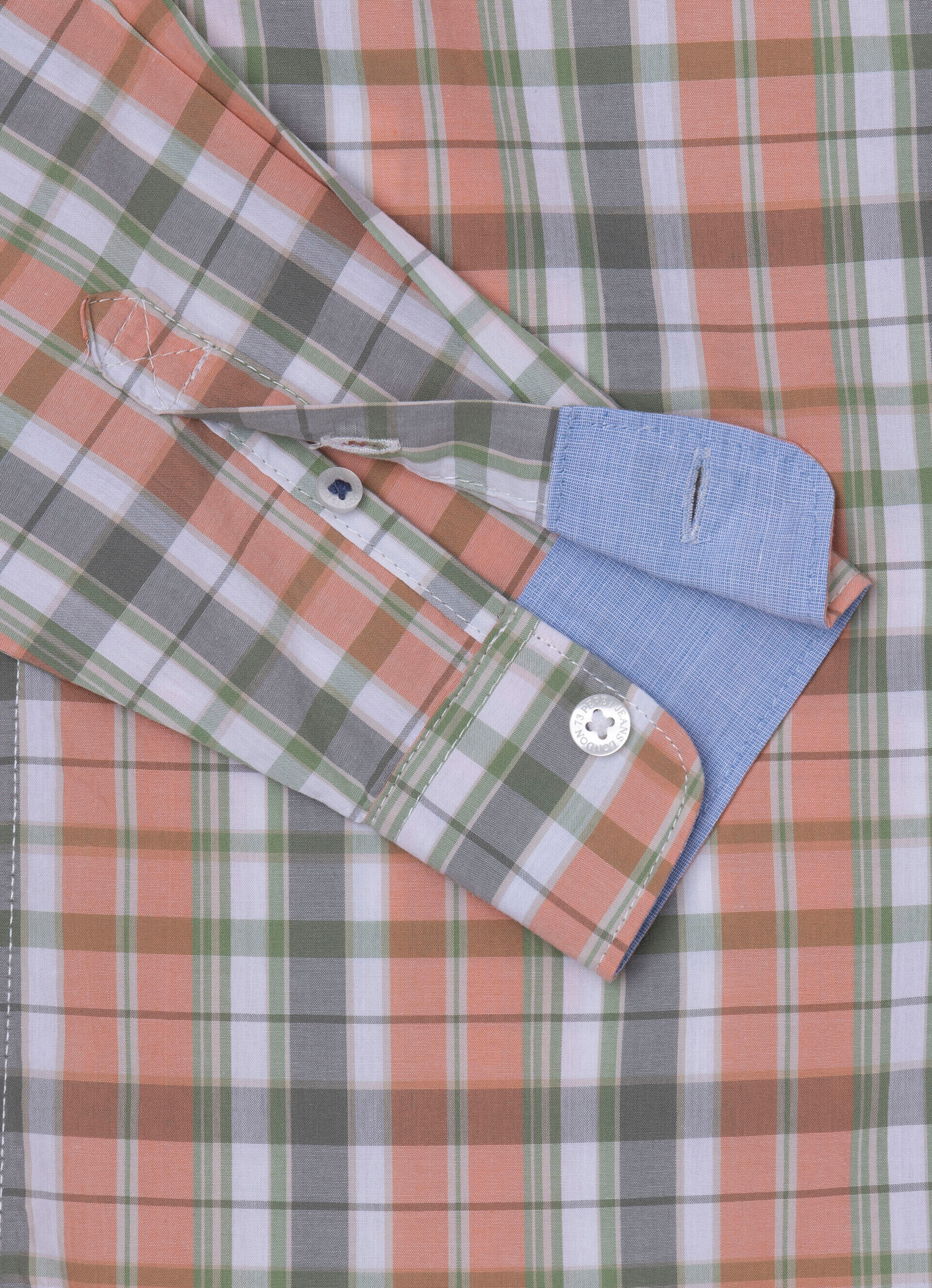 CAMISA POPELÍN MARPLE CUADROS - estúdio vermelho