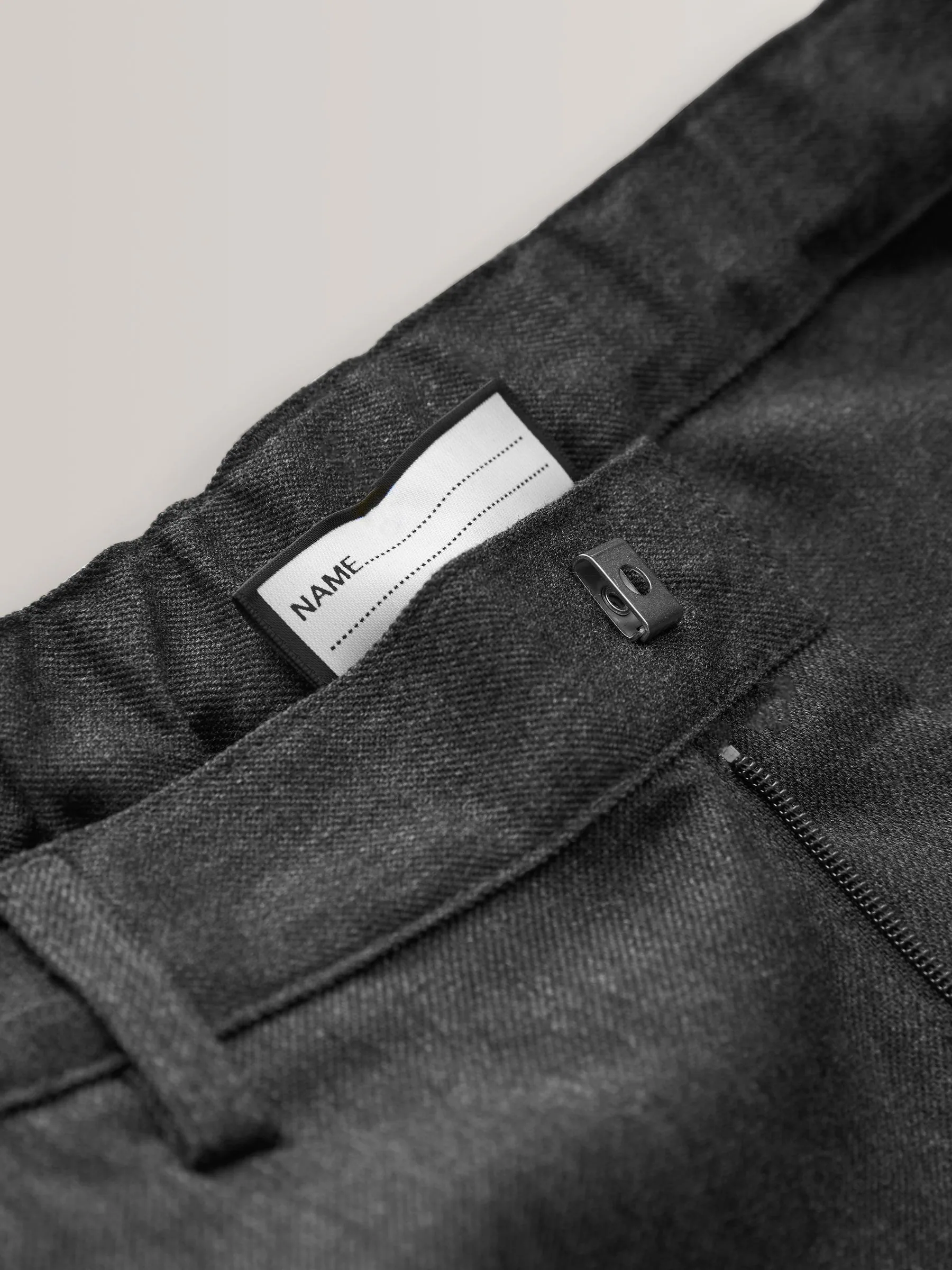 Grijs - Schoolbroek met rechte pijpen (3-17jaar)