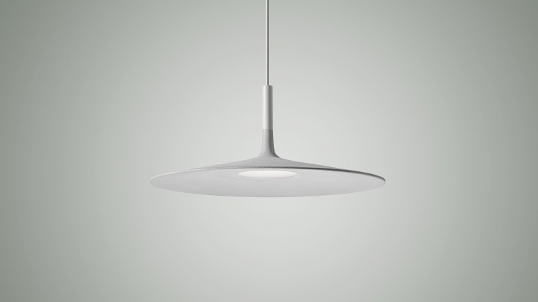 Foscarini Aplomb Large MyLight hanglamp Ø45 LED dimbaar grijs