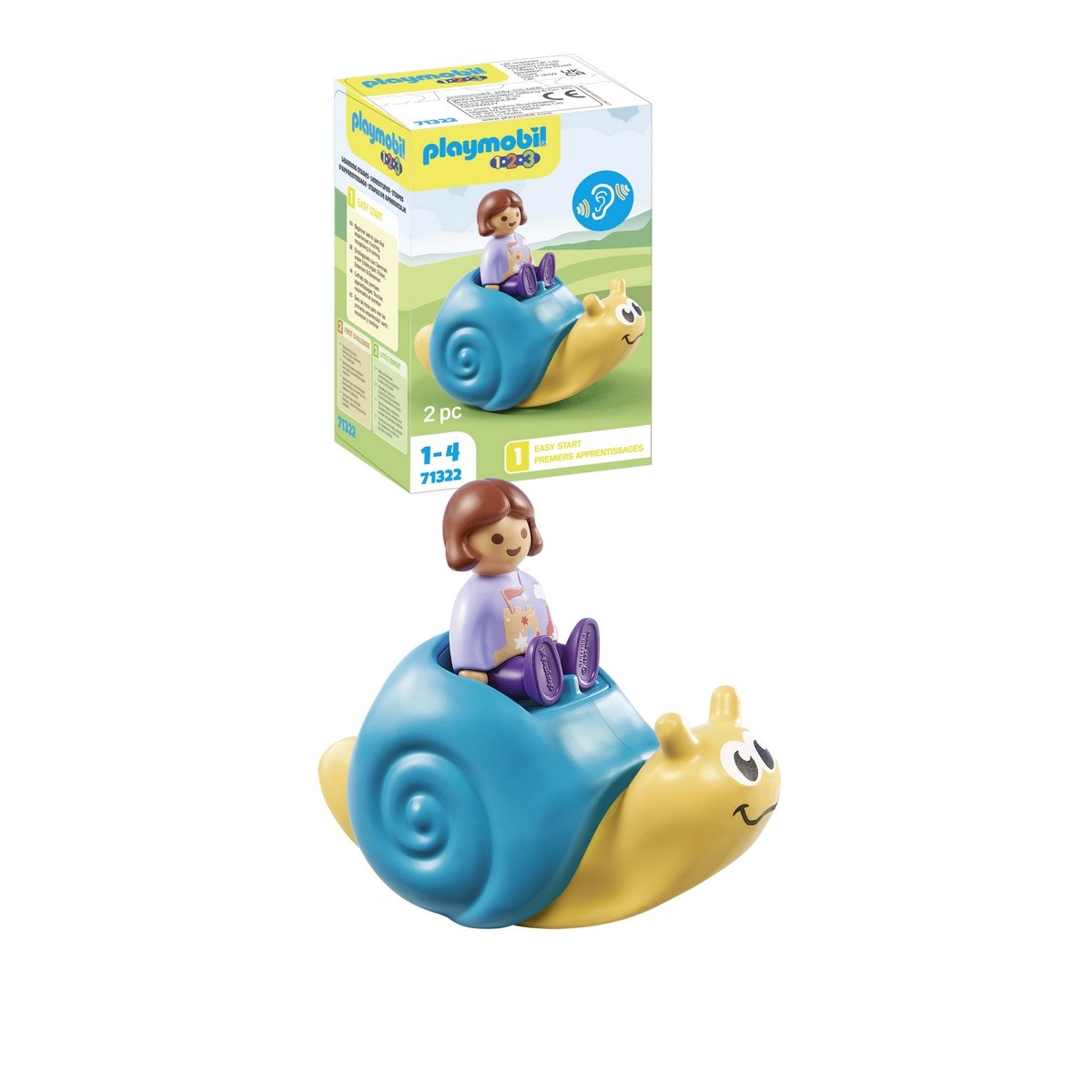 Escargot à bascule avec enfant Playmobil 1.2.3 - 71322