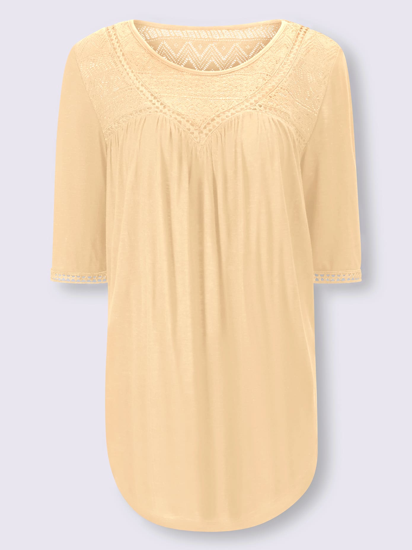 Shirt détails en dentelle tendance