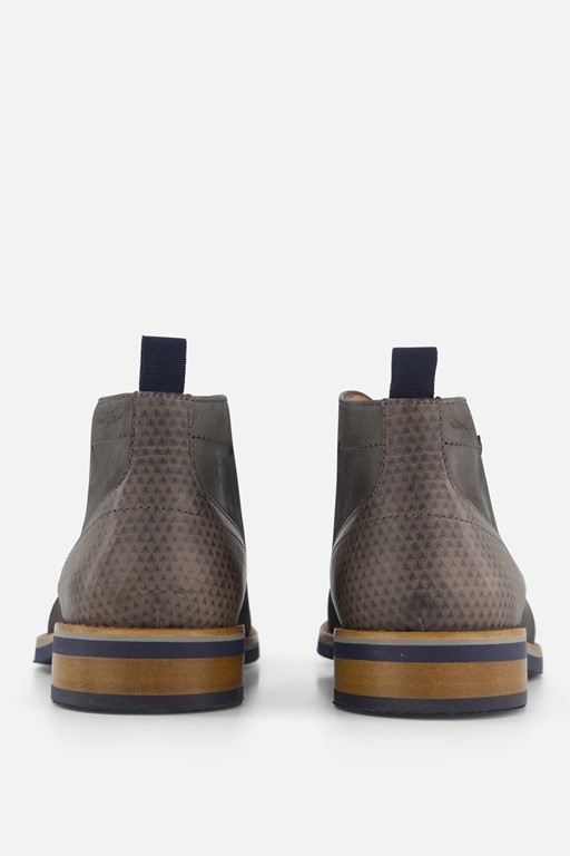 Van Lier Amalfi Veterboots grijs Leer