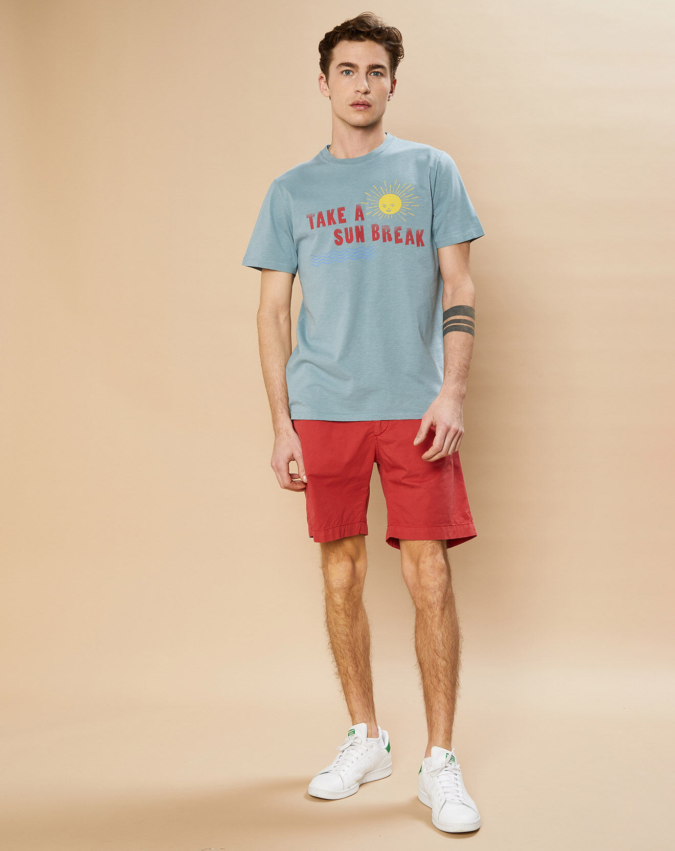 Hartford T-Shirt Tee Sun Break oyster