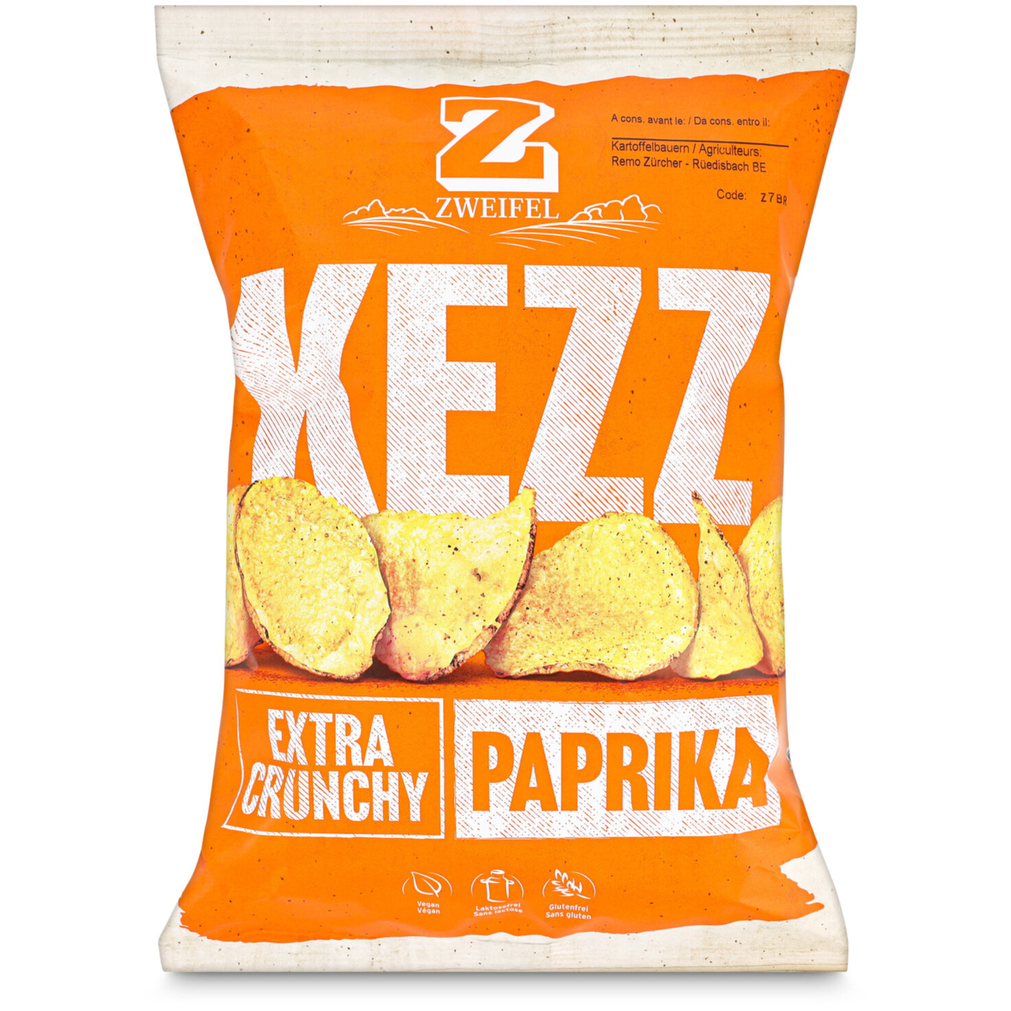 Zweifel Kezz Chips Crunchy Paprika