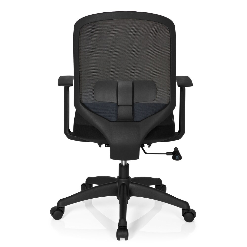 Profi Bürostuhl DELIGHT Stoff/Netzstoff mit Armlehnen hjh OFFICE