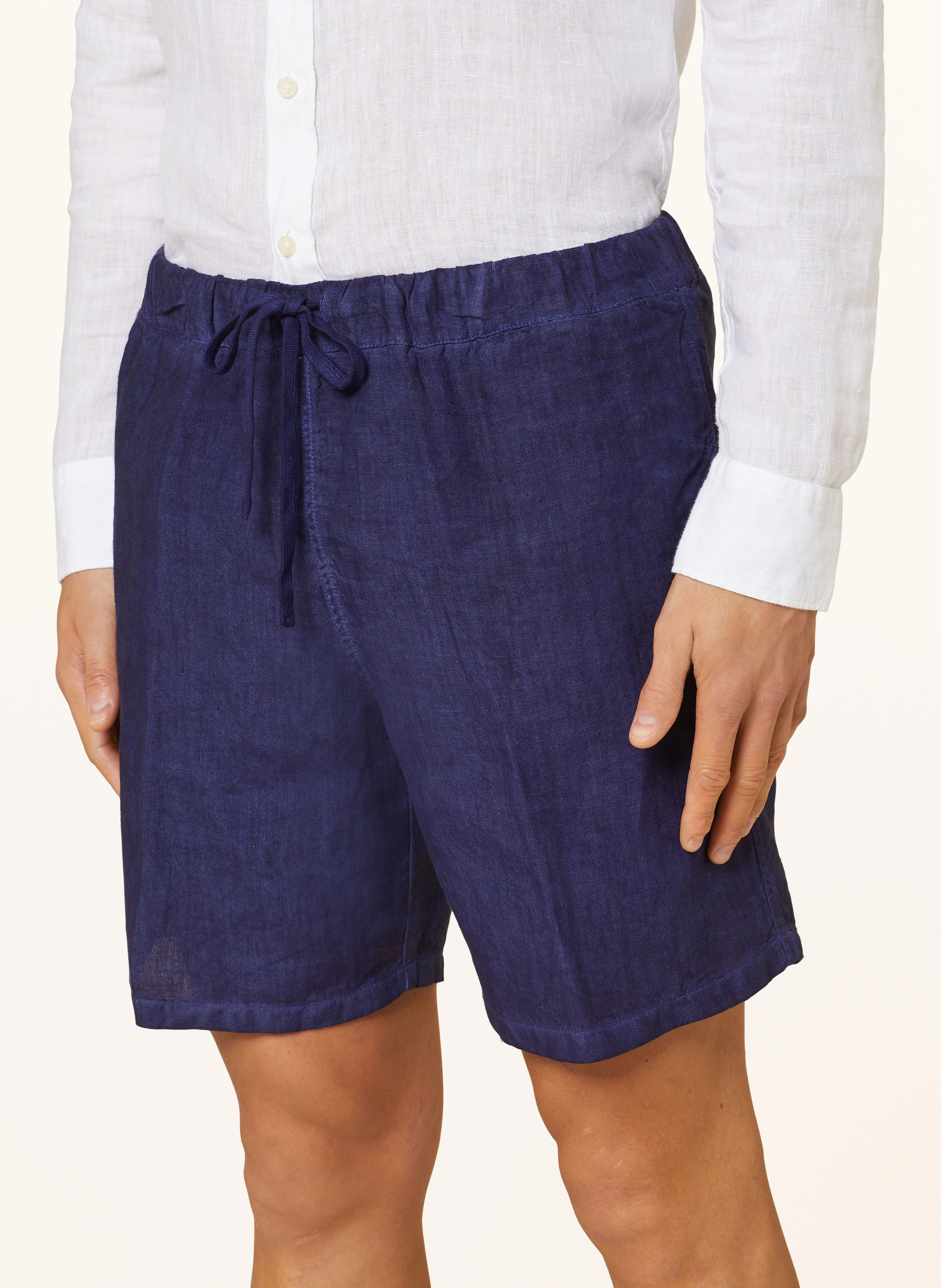 120%lino Leinenshorts