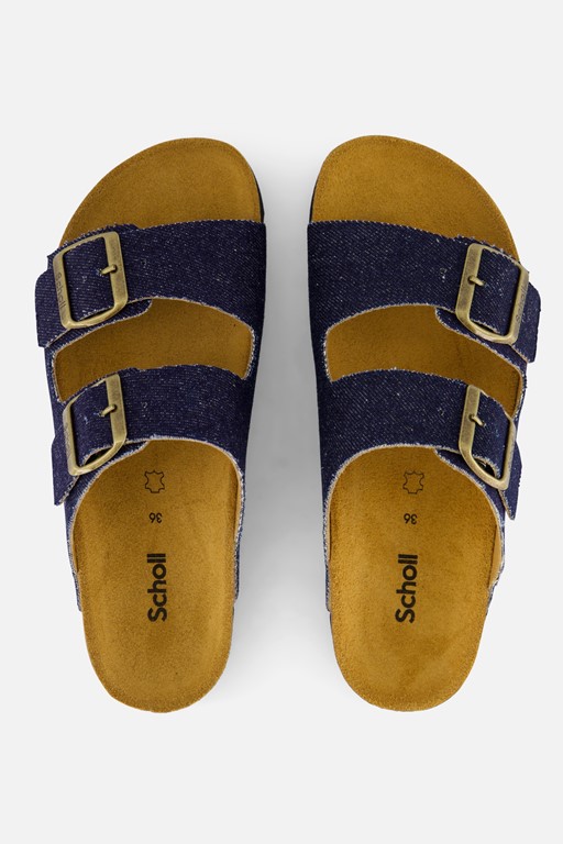 Scholl Josephine Sandalen denim Textiel