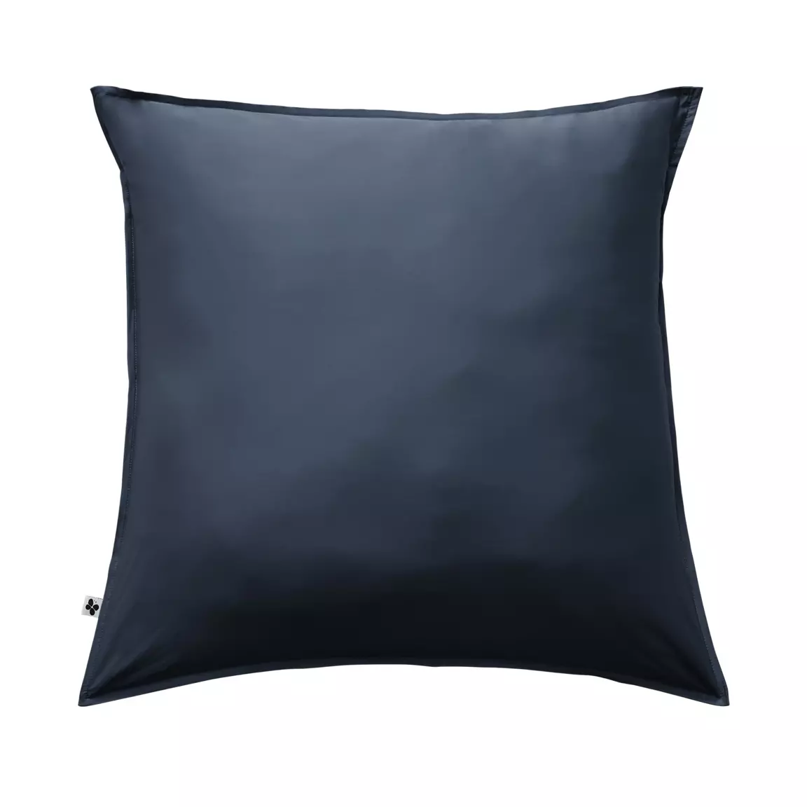 Taie d'oreiller carrée satin de bambou (63 x 63 cm) Salomé Bleu nuit
