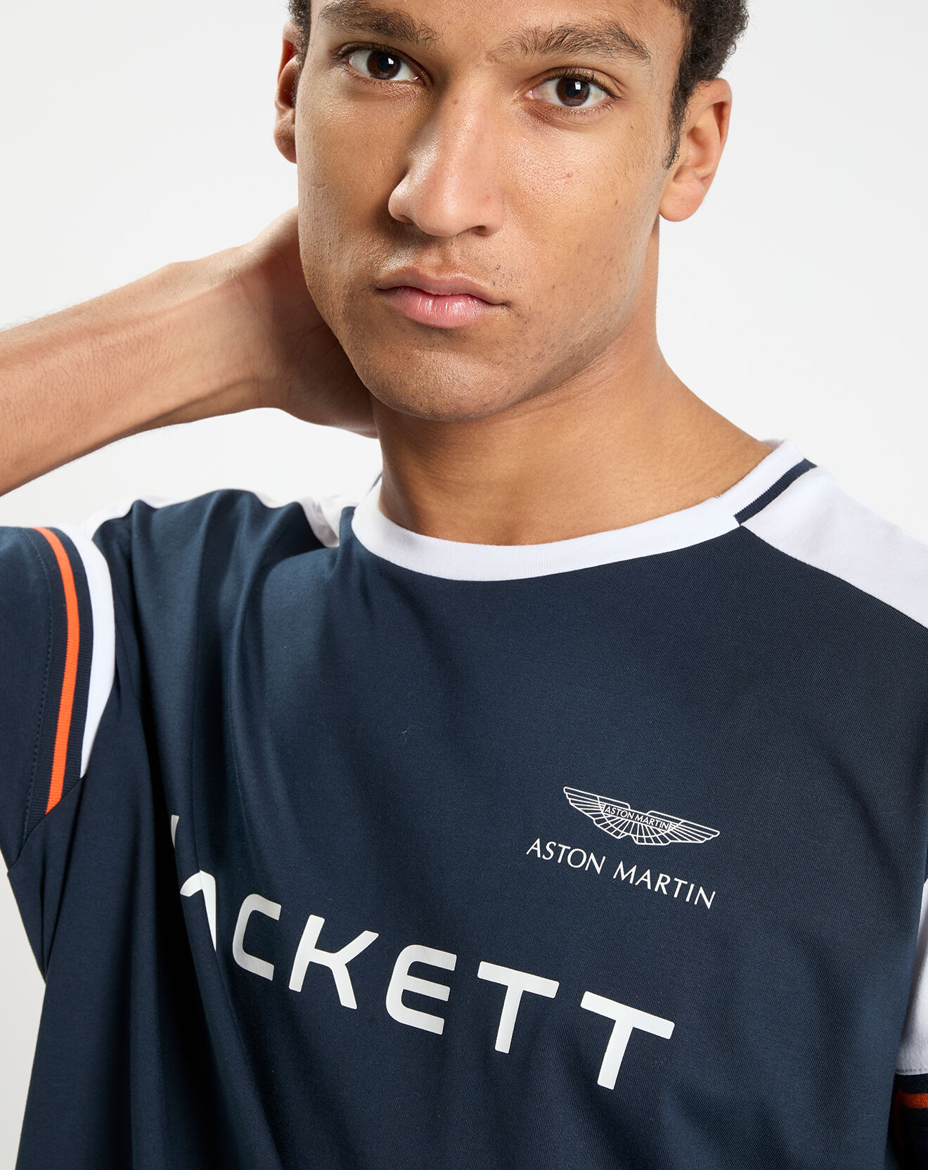 Hackett London T-Shirt Regular Fit Aston Martin Racing bleu marine