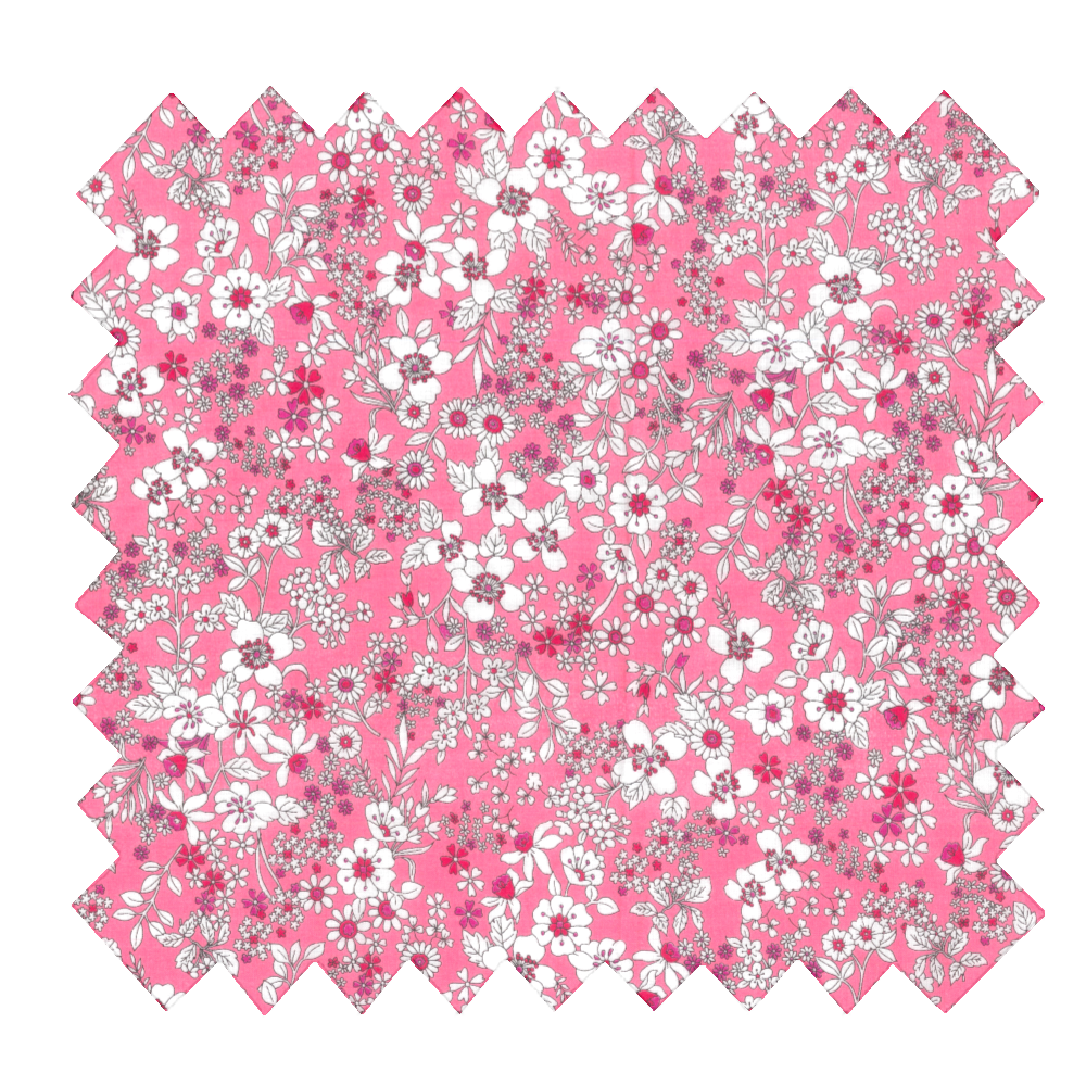 Tissu Coton Au Mètre Violette Rose