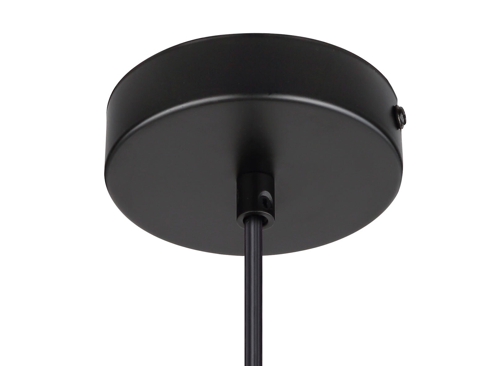 GLOBO Retrofit LED Pendelleuchte HELMUT 20 cm schwarz /Sterneffekt