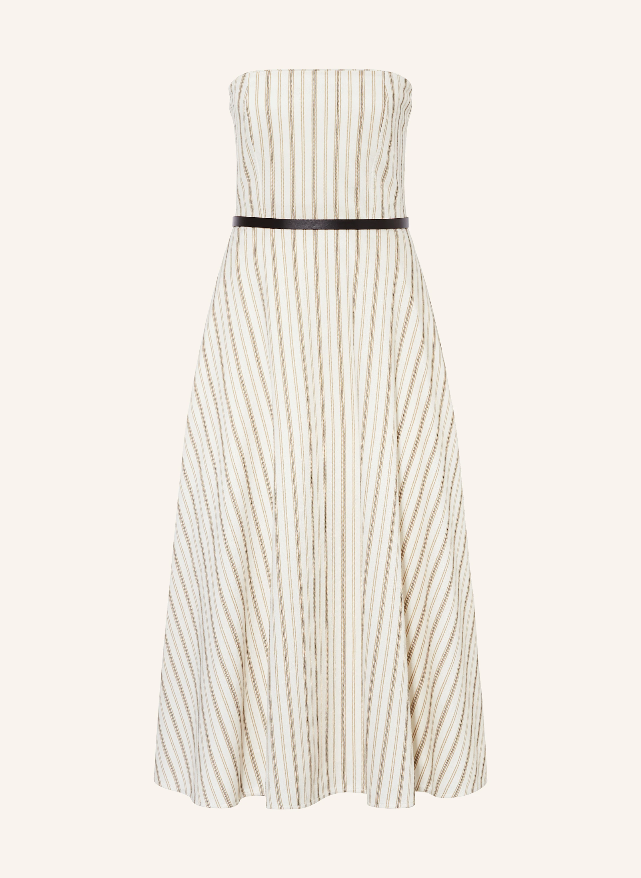 Max Mara Off-Shoulder-Kleid FERVIDA mit Leinen