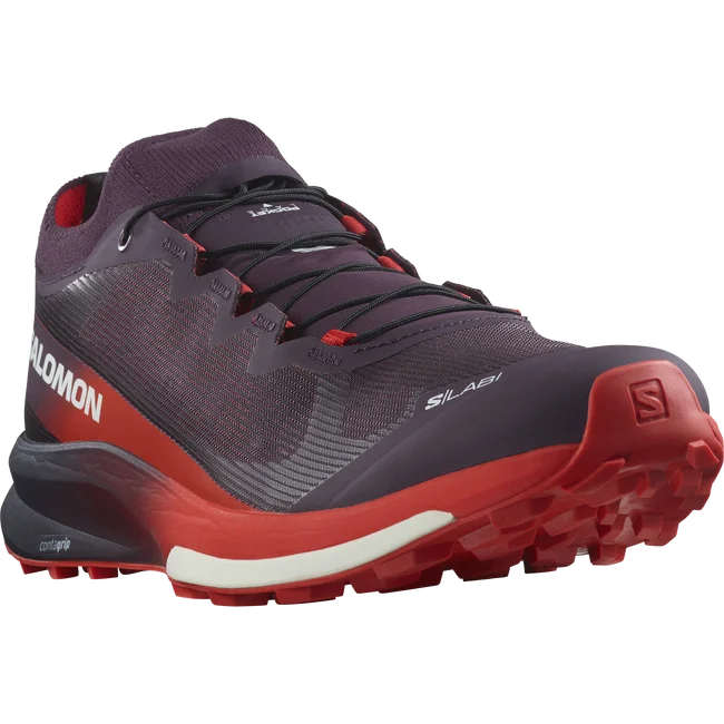 S/LAB ULTRA 3  Trailrunning-Schuhe Unisex PlumPerfect/FieryRed/White