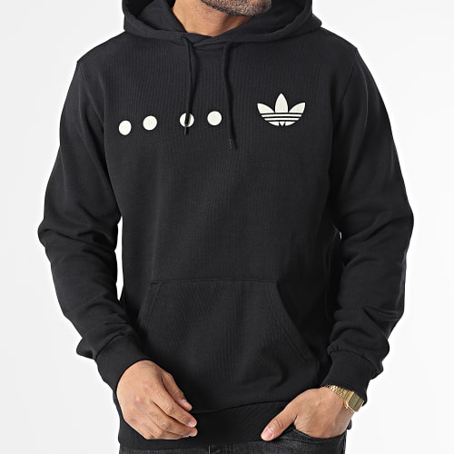 Sweat Capuche Logo HK2761 Noir