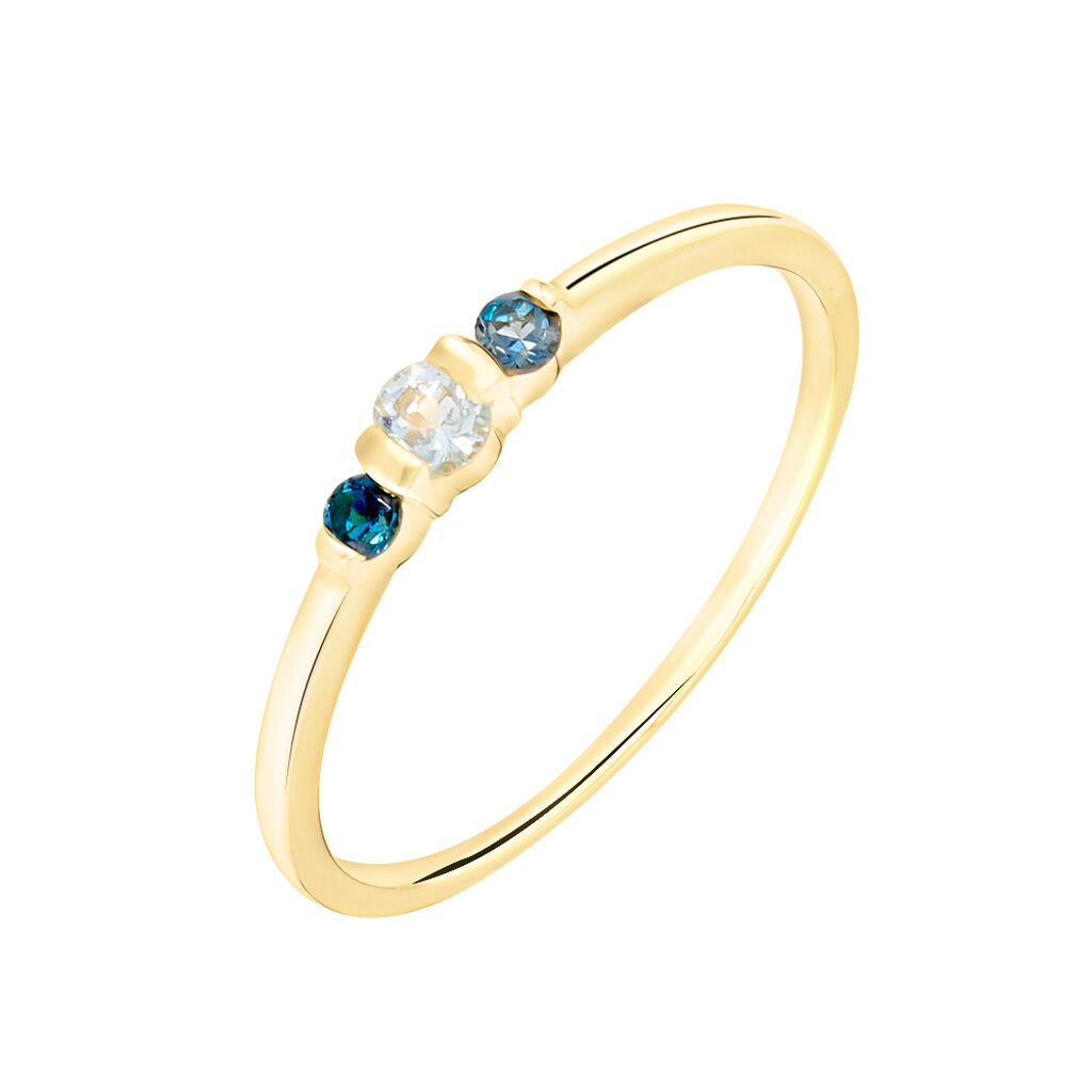 Bague Mediha Or Jaune Topaze