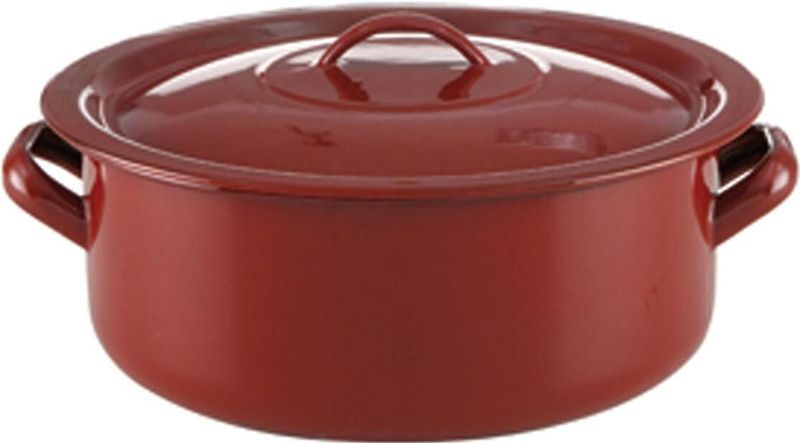 Kookpot met Deksel Quid Classic Bruin Geëmailleerd Staal