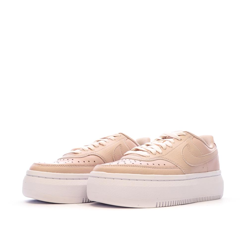 Nike Baskets Rose Femme Nike Nike Court Vision Alta