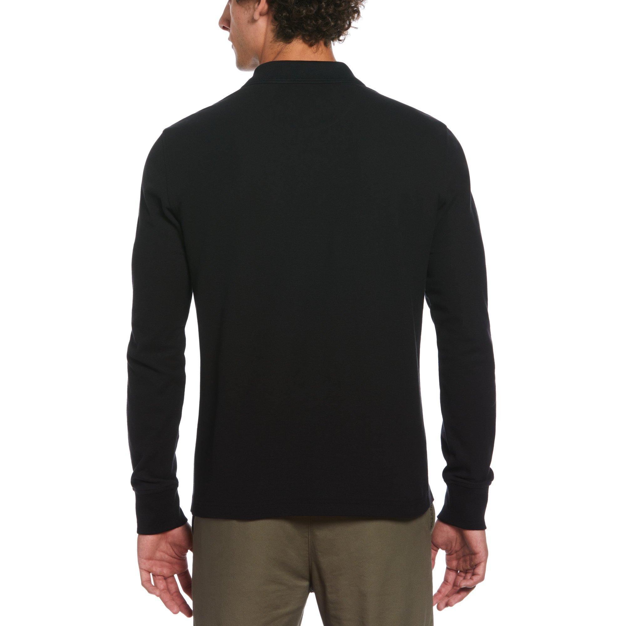 Original Penguin Long Sleeve Pique Polo Shirt Mens