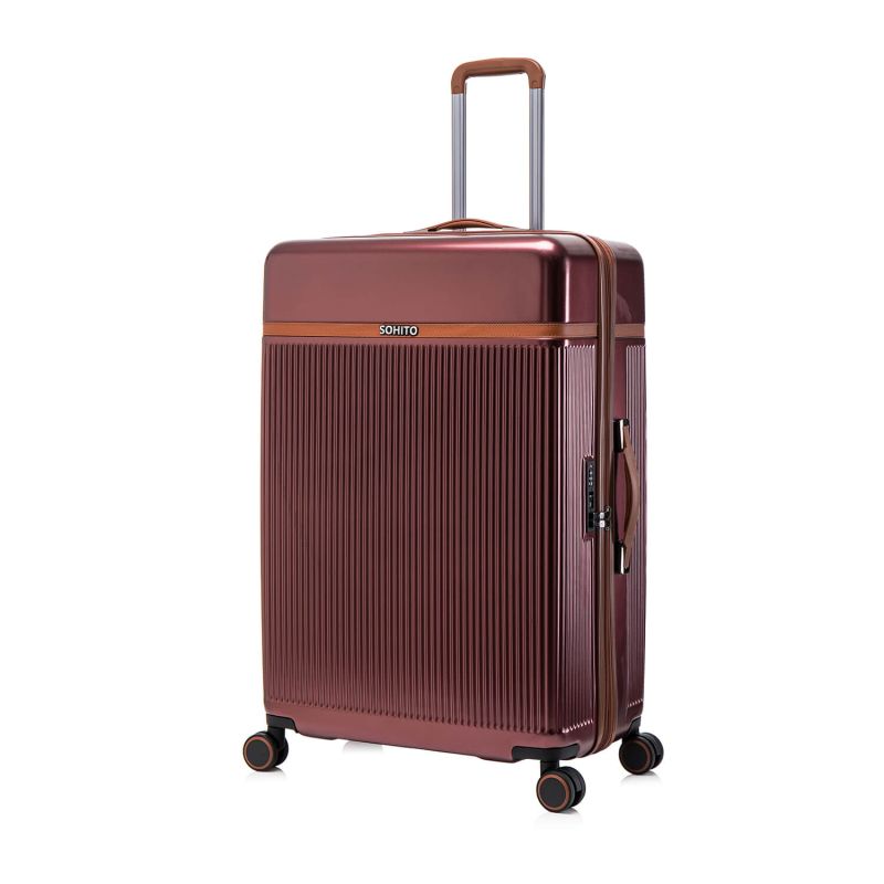 Valise rigide Neko Extensible 78.5 cm Burgundy