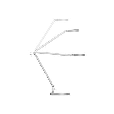 Unilux - Lampe de bureau Senza 2 - LED - multiples réglages - gris métal