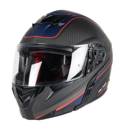 Casque Dexter ADRON CARBON DECAL MATT 22.06 - Bleu / Rouge