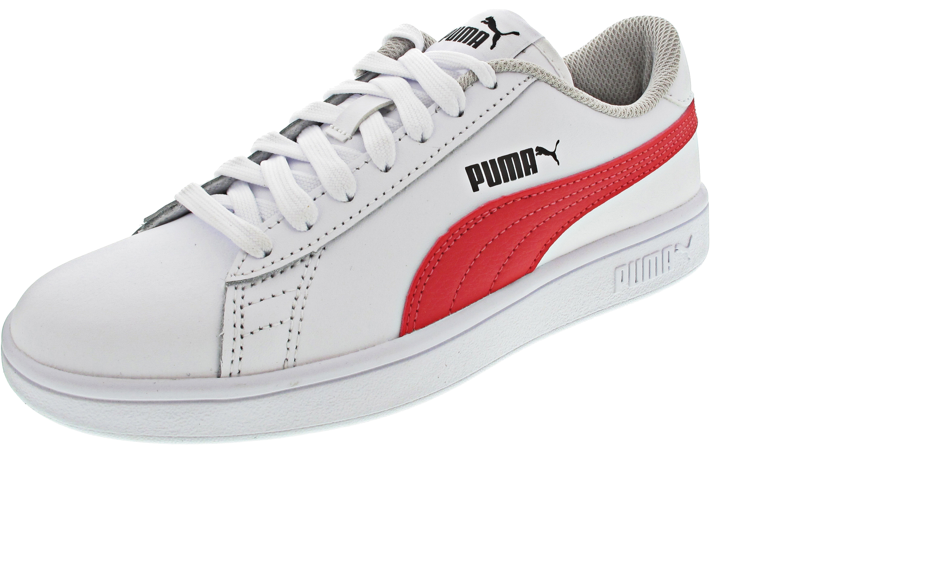 Puma Smash v2L Jr Sneaker weiss