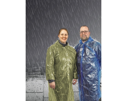 Vinyl regenponcho, diverse kleuren