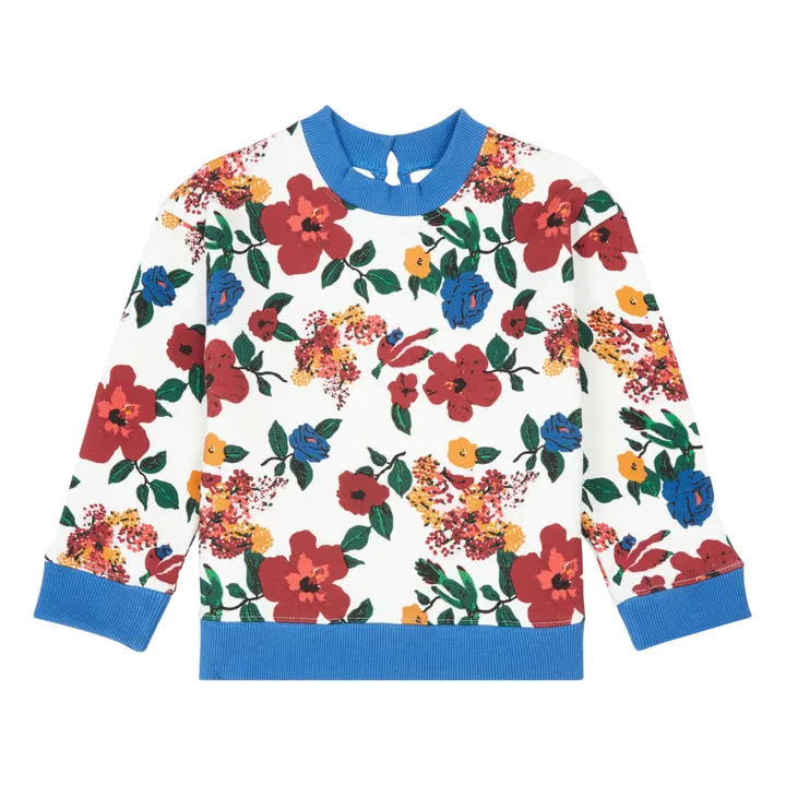 Lucas du Tertre Sweat Fleuri | Ecru