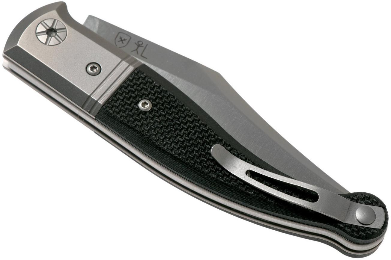 LionSteel Gitano Black G10 GT01 GBK zakmes, Gudy van Poppel design