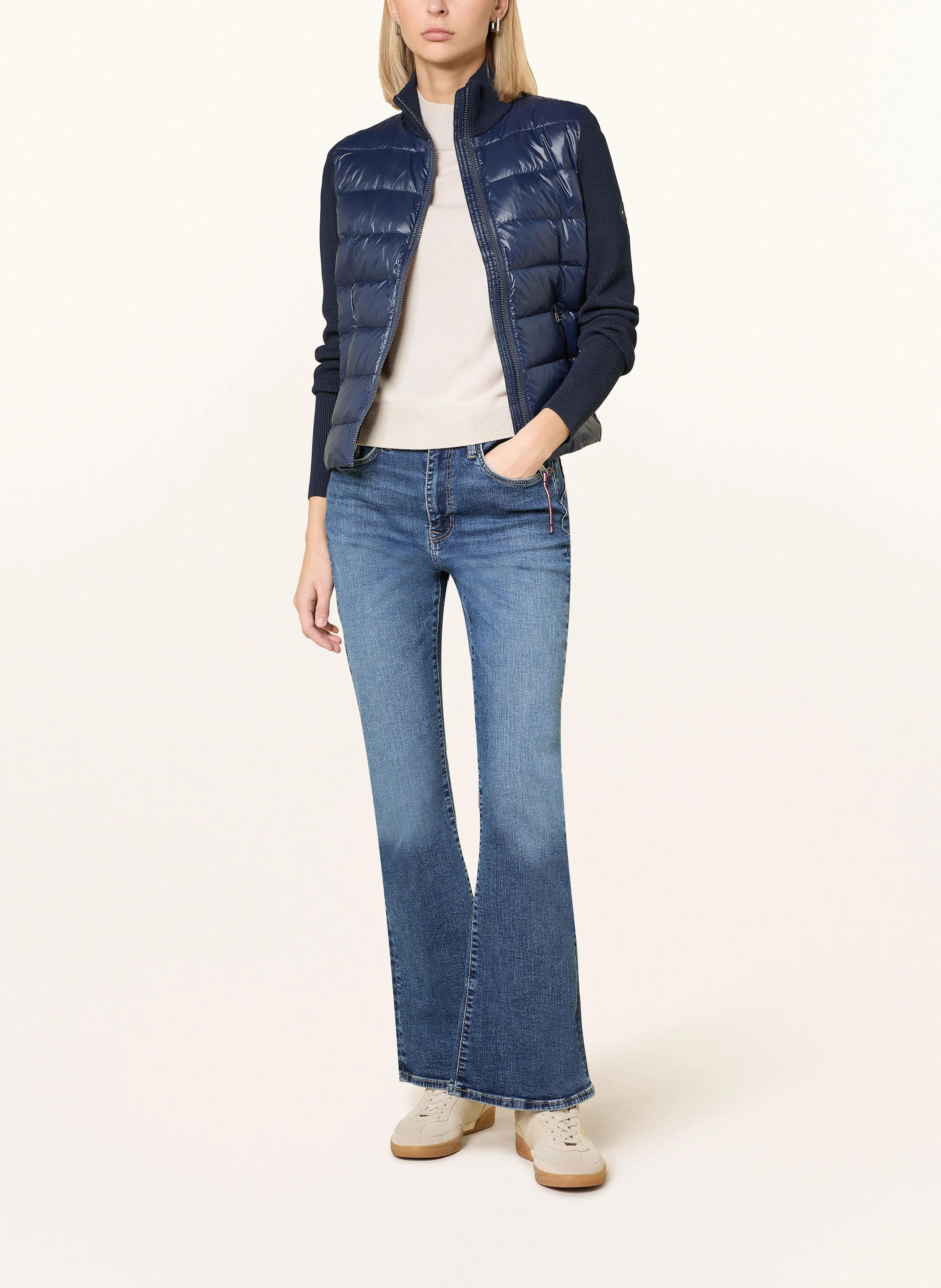 TOMMY HILFIGER Daunenjacke im Materialmix