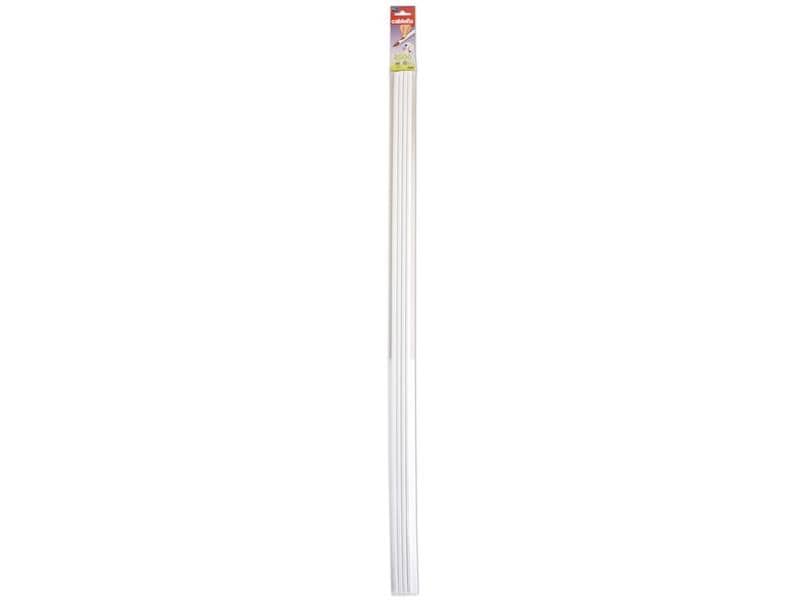 Max Hauri Kabelkanal Cable-Fix 4 x 1 m x 5 mm, Weiss Selbstklebende Kabelabdeckung Stange