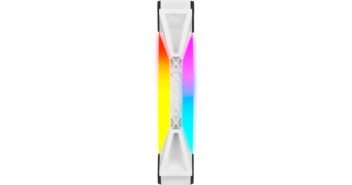 CorsairiCUE QL140 RGB case fans  (Wit, 2 stuks, 140 x 140 x 25 mm, PWM)