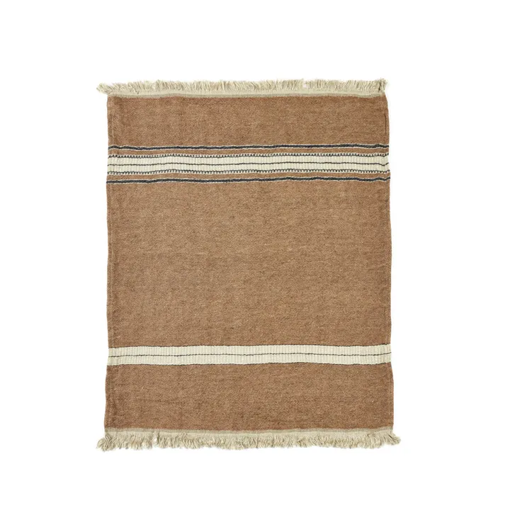 Libeco Drap de plage Belgian | Brun