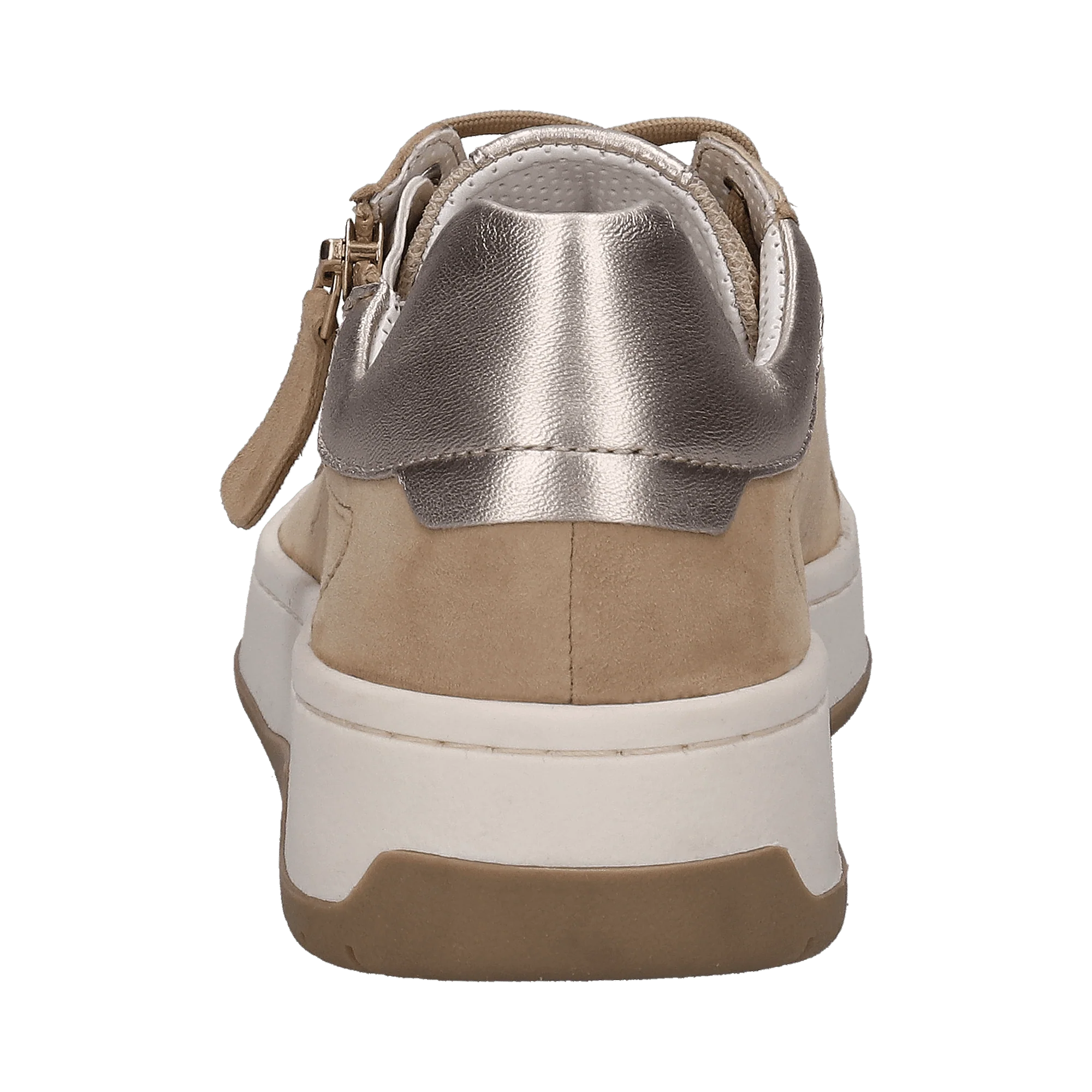 Leder Sneaker beige
