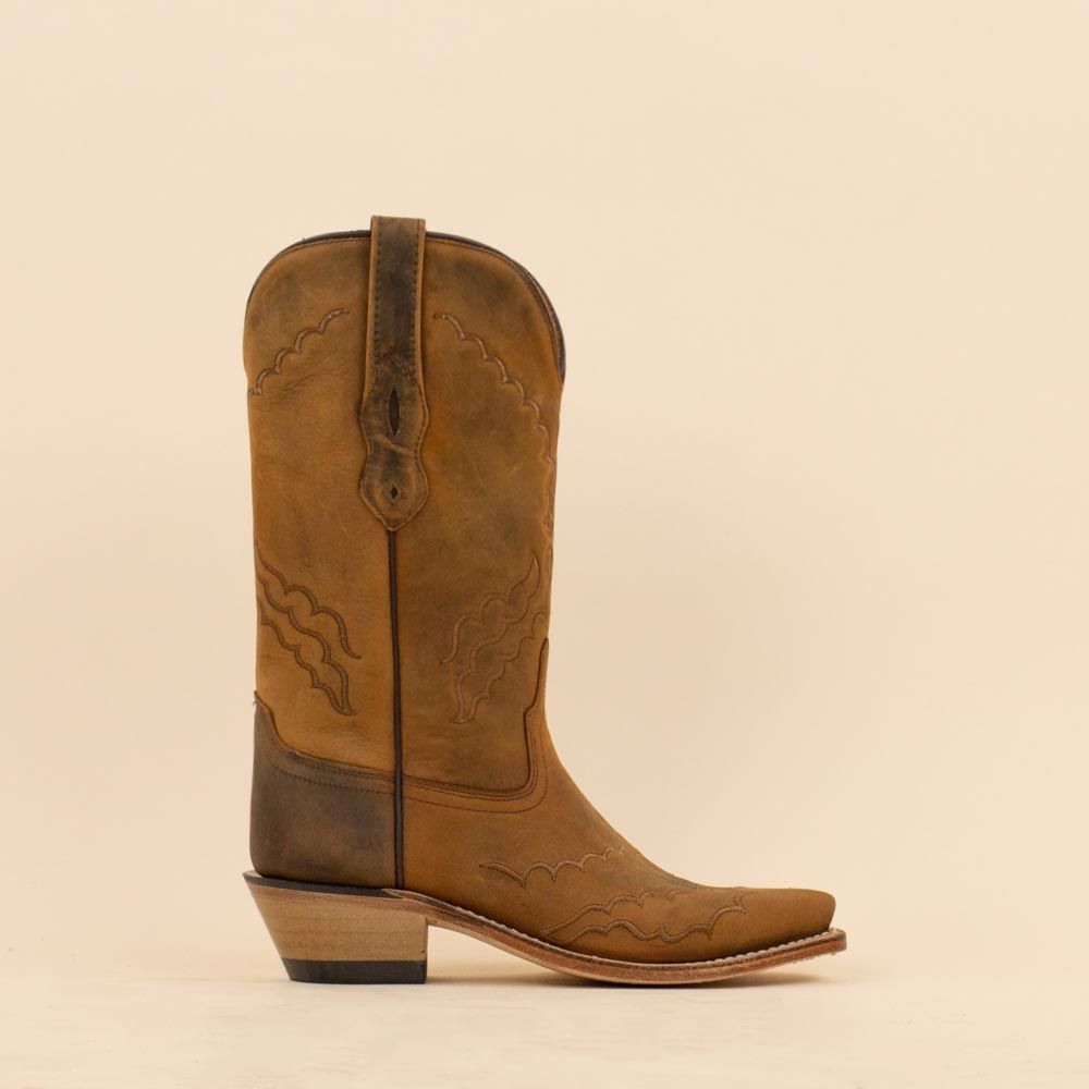 Old West LF1600E cowboylaarzen Bruin
