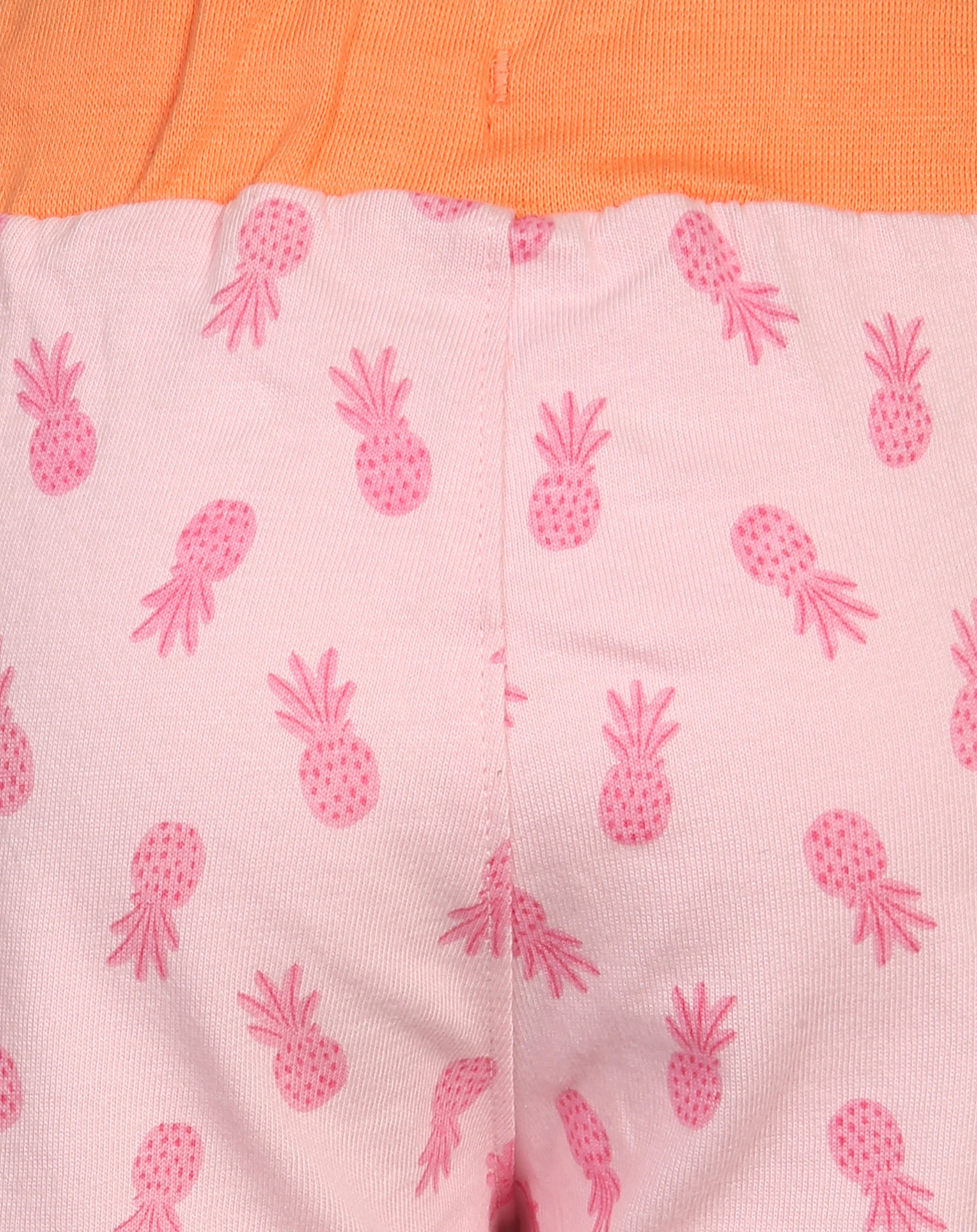 Jersey-Shorts ANANAS in rosa/orange