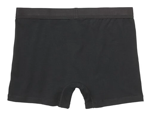 2 boxers homme modèle long coton real lasting noir