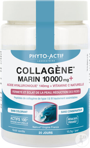 Phyto-Actif Collagène Marin 10000+ Acide Hyaluronique Pot Poudre 210g