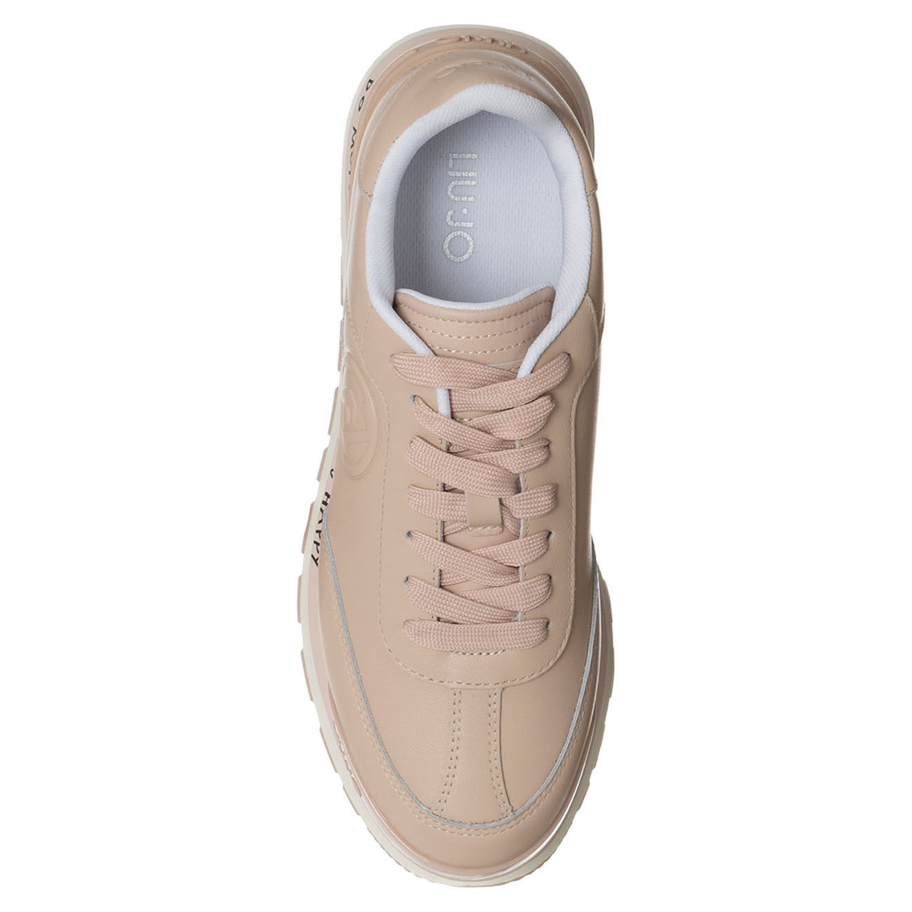 Liu-Jo Sneakers en Cuir Bailey rose pâle