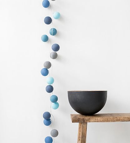 Iris Lights Lysk?de - 390 cm - 35 Lys - Ocean Blue