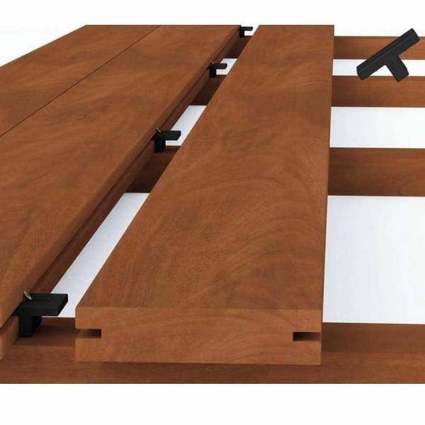 Lame de terrasse itauba 21*100*2450mm ou 2m45 gamme cap ferret très durable classe 5
