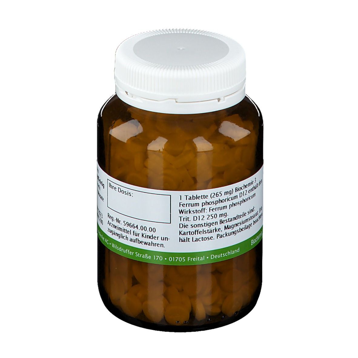 Bombastus Biochemie 3 Ferrum phosphoricum D 12 Tabletten