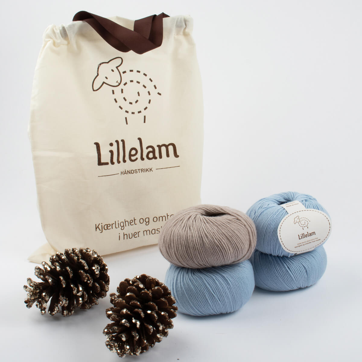 Håndstrikkepakke Baby - Lillelam